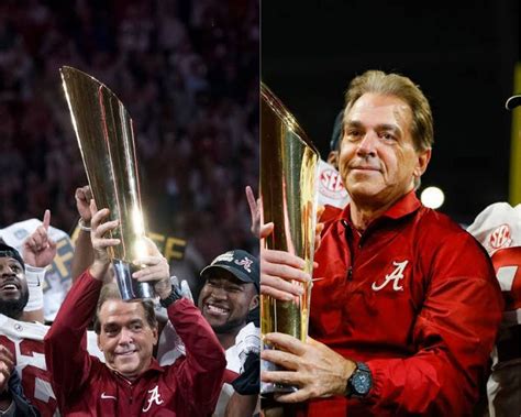 nick saban national championship record|alabama record under saban.